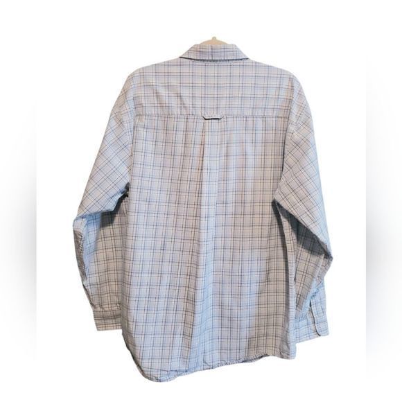 Pendleton Men's‎ Blue and White Dress Shirt Button-down Size Large - Picture 3 of 4